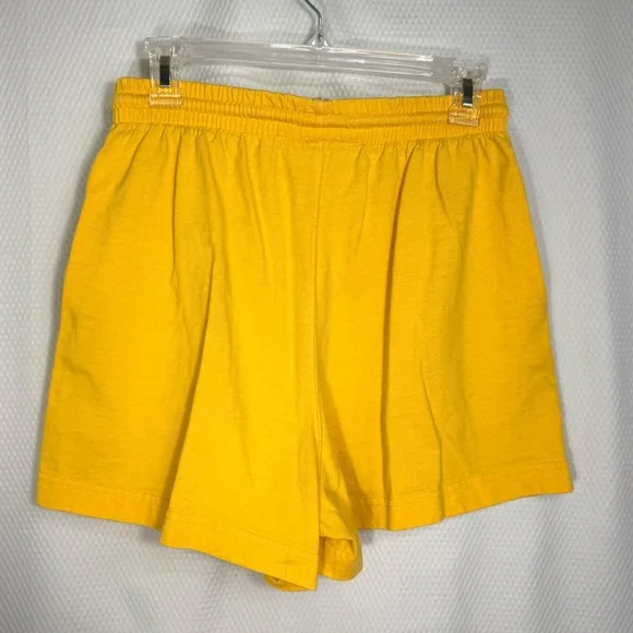 Vintage Yellow Paris Sport Club Casual Drawstring Shorts - Picture 7 of 7